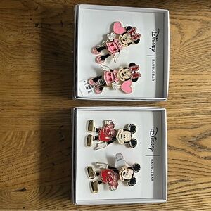 Disney Minnie and Mickey Mouse Earrings